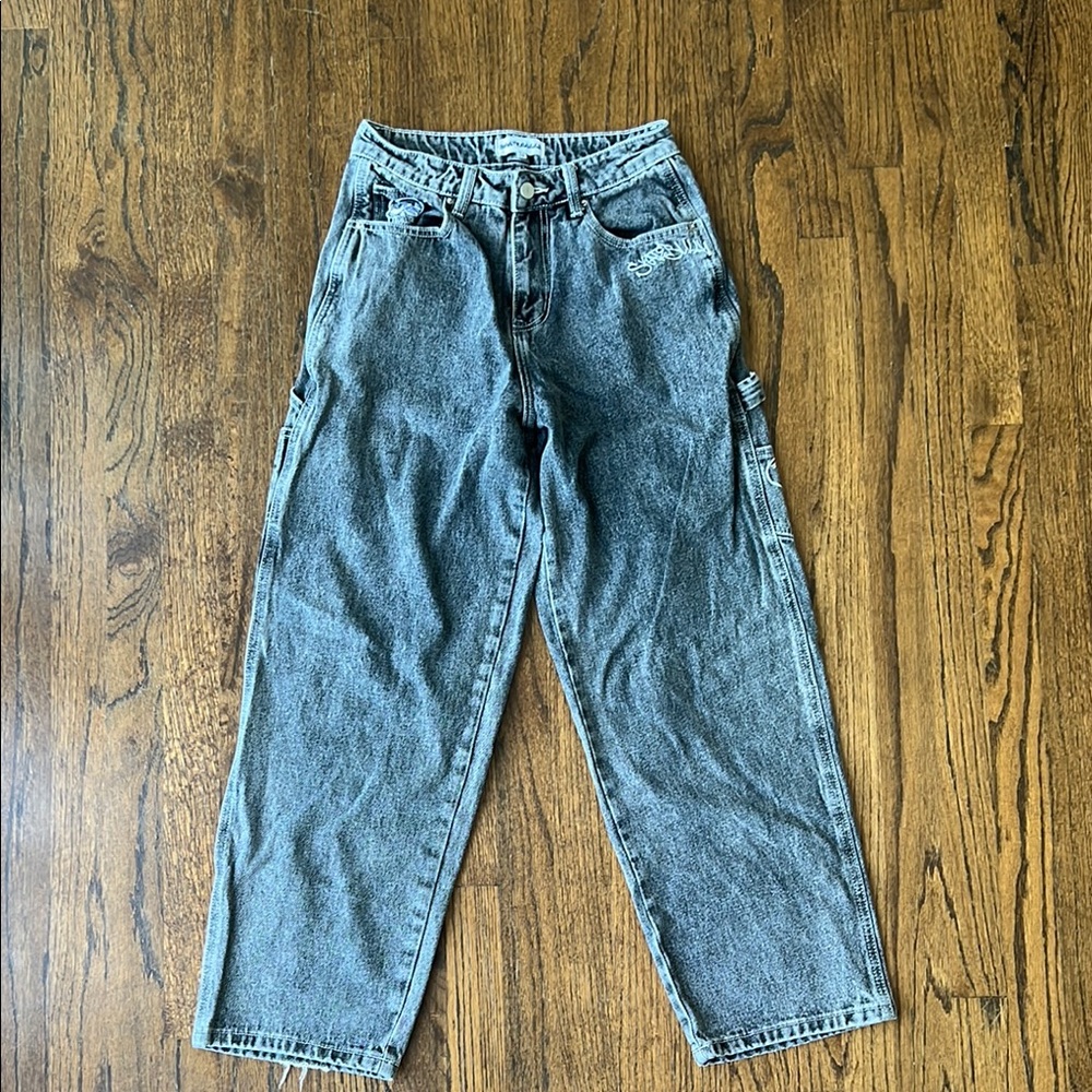 Skate Bully Men's (black wash) Denim Jeans